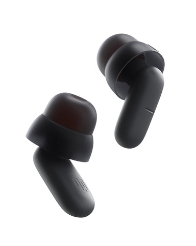 QubitPulse Dream Ear Plugs for Sleeping, 23dB Noise Reduction Soft Silicone Ear Plugs with Patented Qufits Eartips and Carry Cas