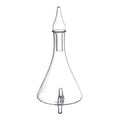 Replacement Glass Reservoir Set for Organic Aromas Nebulizing Essential Oil Diffusers for Aromatherapy (Raindrop) 