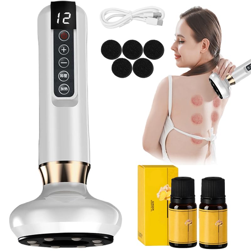 Handheld Cellulite Massager, 2025 New Upgraded Varially Anti Cellulite Massager, Rechargeable & Cordless with 12 Suction Modes, 