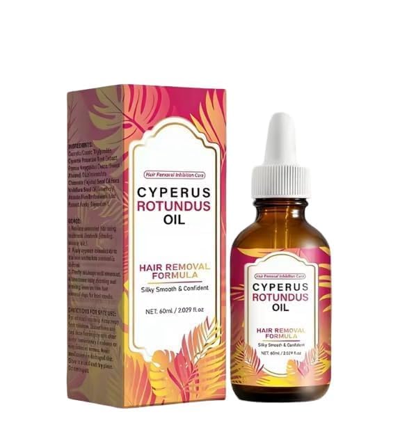 Rotundus Oil for Hair Removal  Natural Soothing Moisturizing Oil | Helps Reduce Ingrown Hair & Minimize Pores | Gentle Post Hai