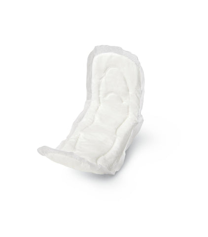 Medline Maxi Sanitary Pads with Adhesive Strip, 11'', Individually Wrapped (Pack of 288)