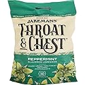 Jakemans Peppermint Throat & Chest Lozenges Cough Drops - Cough, Sore Throat and Seasonal Distress Soothing Relief - Liquid Drop