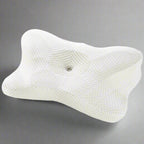 💤 Ergonomic Foam Neck Pillow – Neck Support & Spinal Alignment