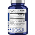 NusaPure Magnesium Citrate 833mg - 200 Veggie Capsules (Vegetarian, Non-GMO, Vegan)