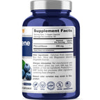 NusaPure Pterostilbene - Suitable for Vegetarian/Vegan, Non-GMO - 250mg - 60 Capsules