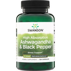 High Absorption Ashwagandha & Black Pepper - Featuring BioPerine