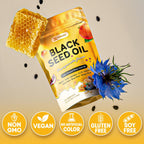 Black Seed Oil Gummies | Hair, Skin & Nail Nourishment | Pomegranate Flavor