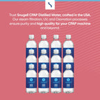 Distilled Water for CPAP Machines (12-Pack, 12 oz)