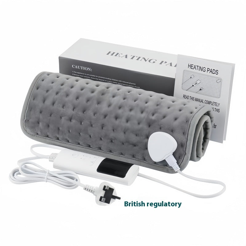Electric Heating Pad, 60 × 30 cm, Gray