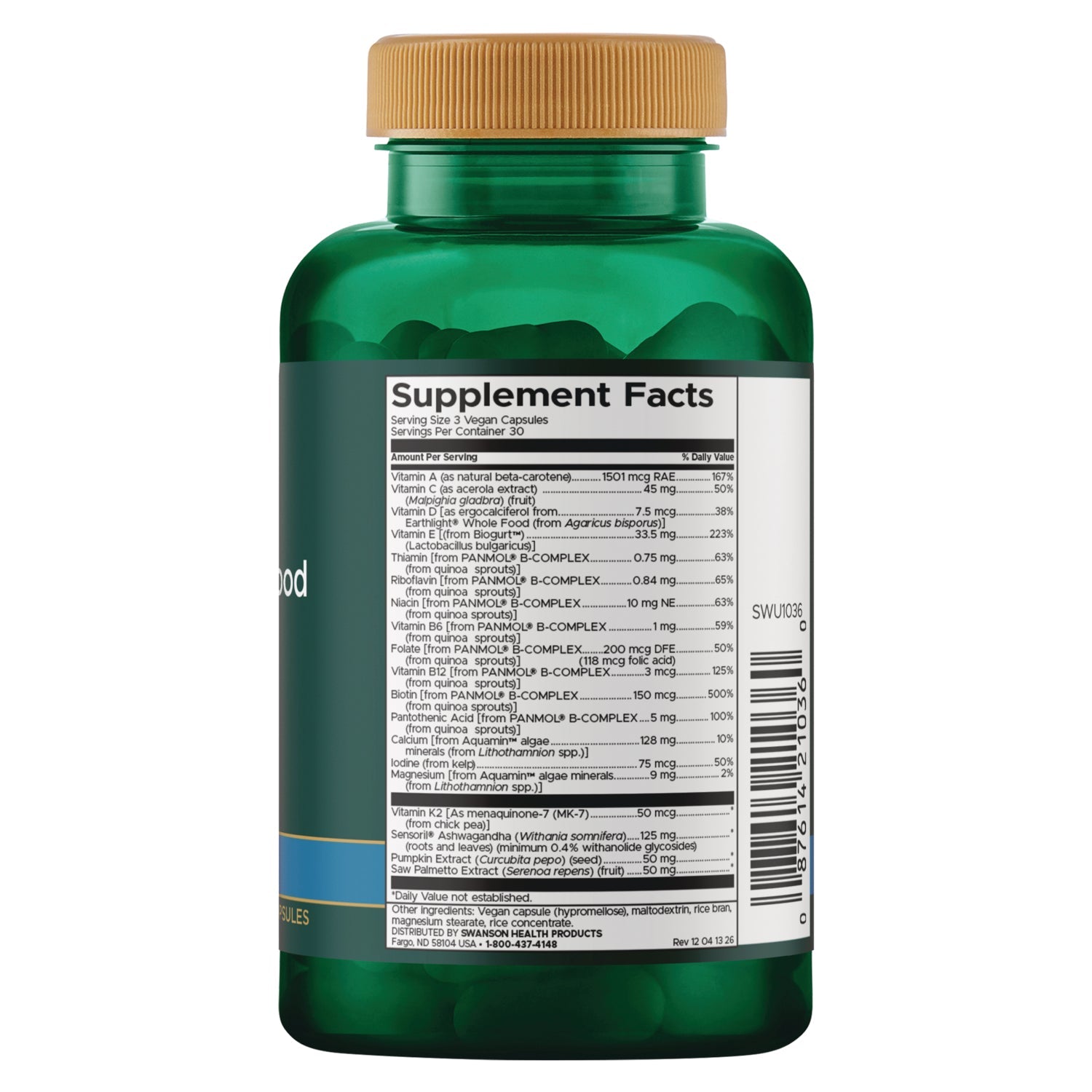Advanced Real Food Multi Vegan - Men's Daily