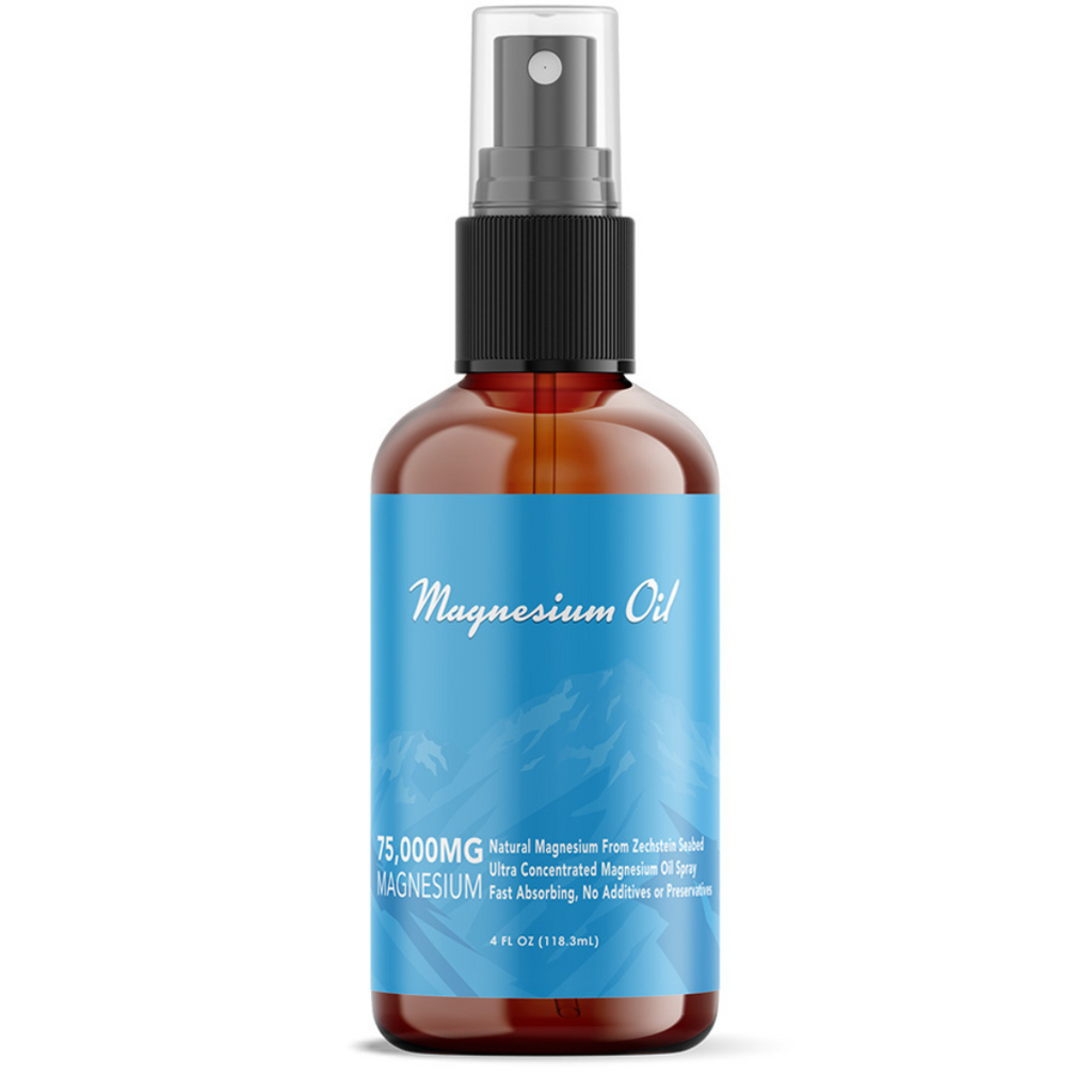 Topical Magnesium Oils - 75,000 mg per 4 oz Bottle