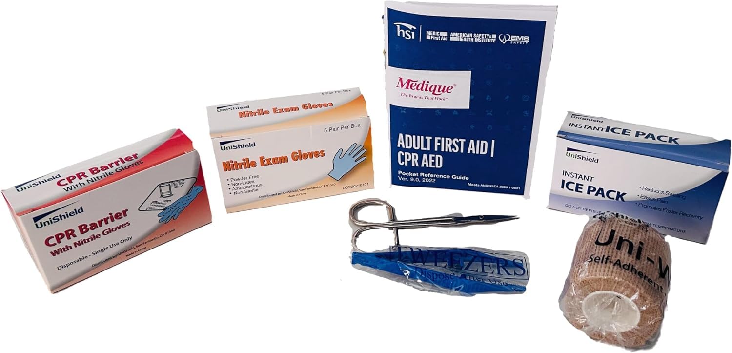 Unishield Class-A First Aid Refills Medication Without Cabinet | Essential Medications for Emergency Preparedness | Ensuring Lon