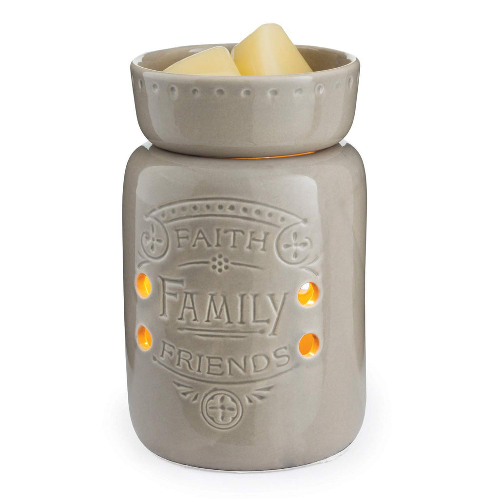 CANDLE WARMERS ETC Midsized Illumination Fragrance Warmer- Light-Up Warmer For Warming Scented Candle Wax Melts and Tarts or Ess