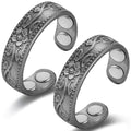 Vicmag Copper Magnetic for Women Magnetic Rings 99.9% Copper Finger Strong Magnet Gift Adjustable