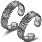 Vicmag Copper Magnetic for Women Magnetic Rings 99.9% Copper Finger Strong Magnet Gift Adjustable