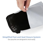 7.8x11.8 Inches Ostomy Pouch Disposable Bags 50 Pieces, Ostomy Supplies for Colostomy Waste Bags or Incontinence Pads