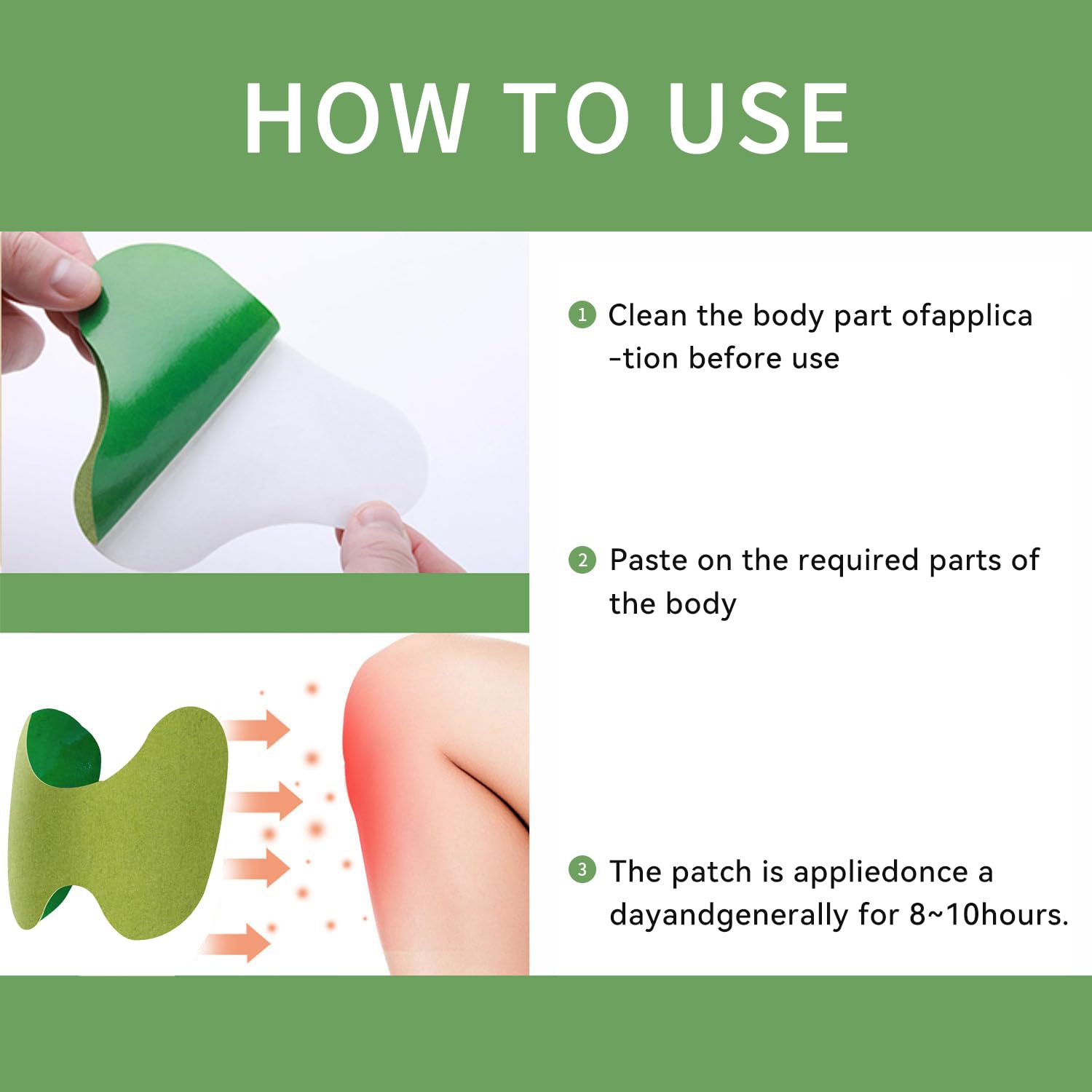 Leytearoo 36 PCS Natural Knee Relief Patch,Natural Knee Patches, Long Lasting Relief of Joint