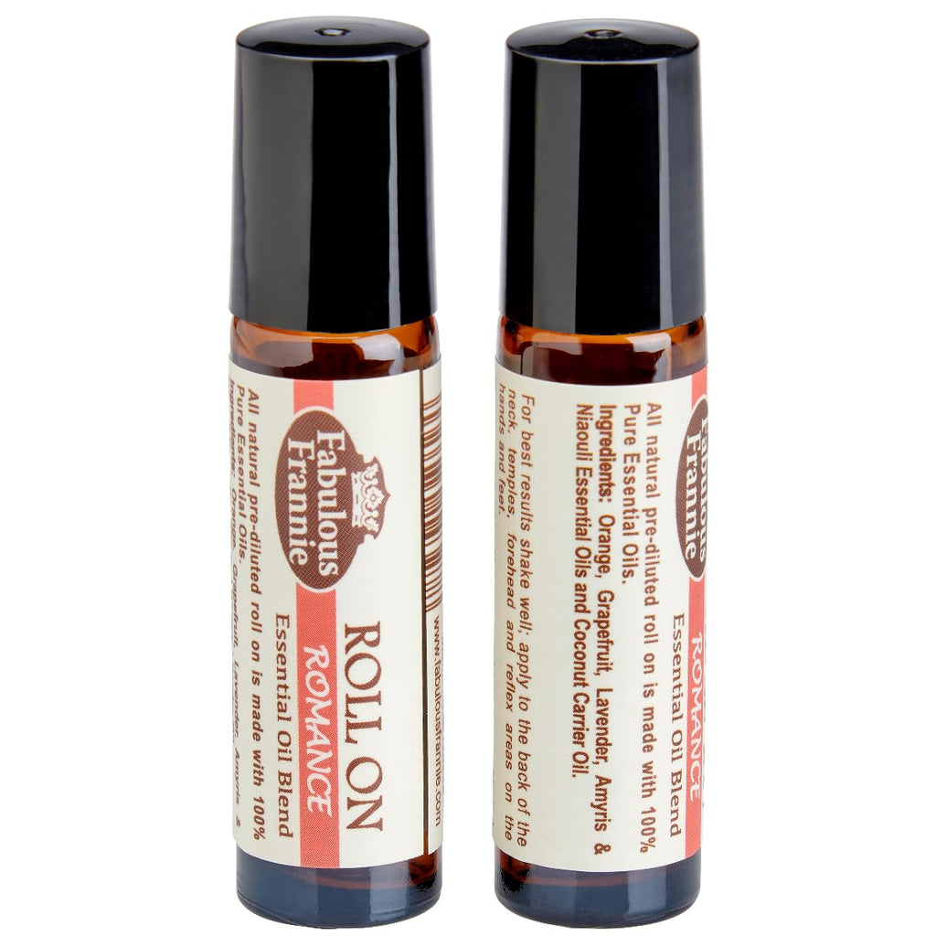 Fabulous Frannie Romance Essential Oil Blend Roll-On 10 ml Made with A Perfect Blend of Amyris, Ylang Ylang and Grapefruit Essen