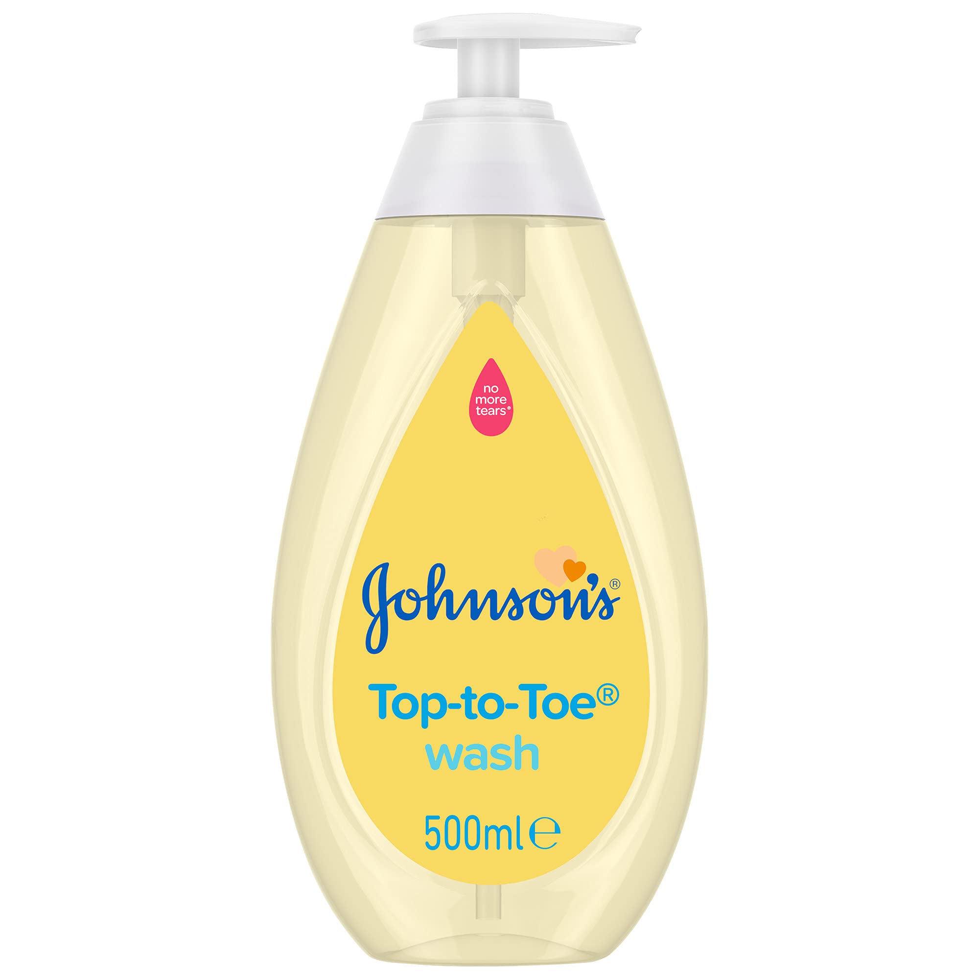 Johnsons Baby gel nettoyant haut aux orteils, 500 ml