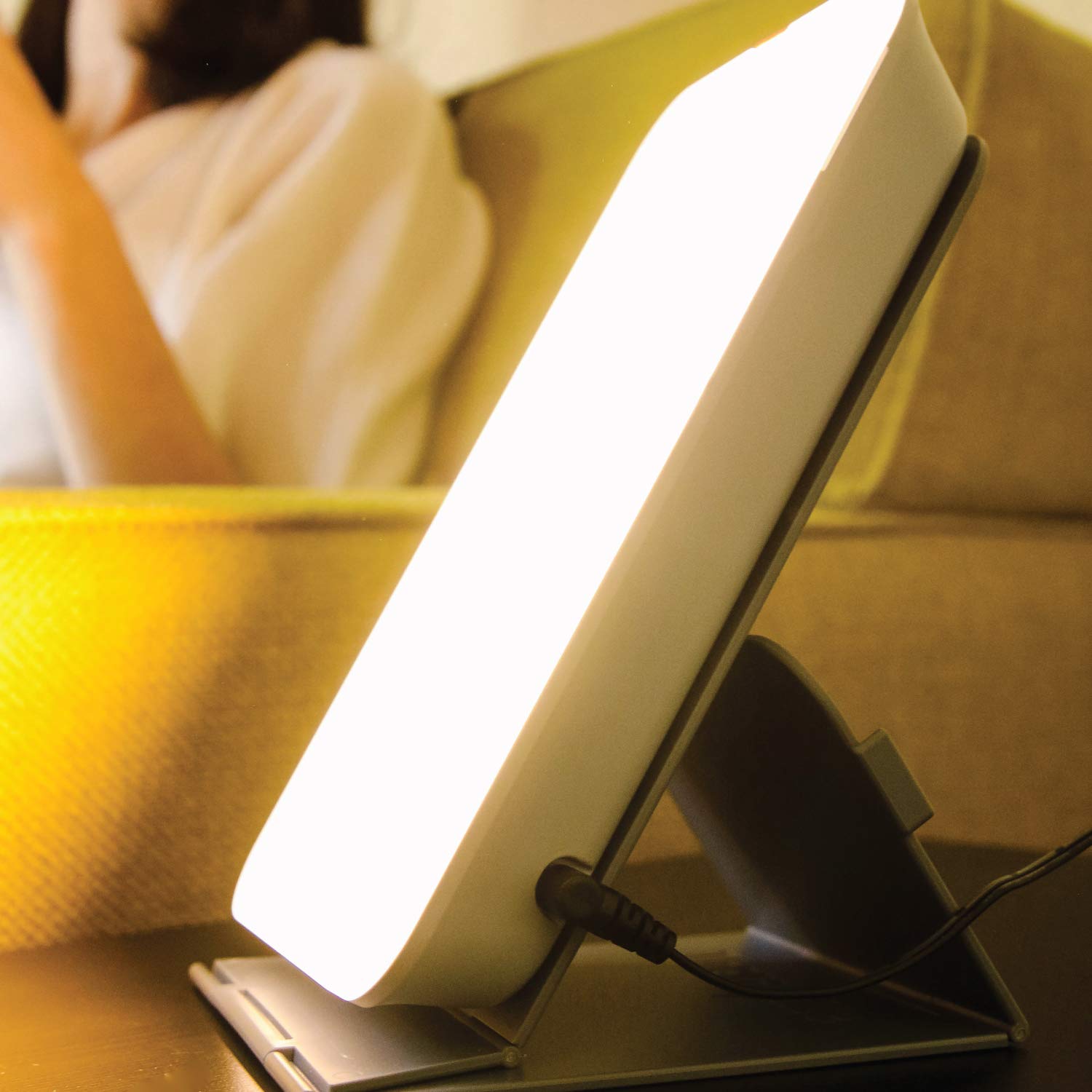 TheraLite Light Therapy Lamp - 10,000 LUX - Compact Bright Light Sun Lamp - Sun Light Lamp, Therapy Light, Energy Booster and Mo