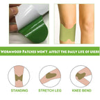 Kisinly Knee Patches, 30 Pcs Wellknee Natural Knee Relief Patch, Herbal Wormwood Warming Extract Sticker for Knee (30)