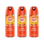 OFF! Active Insect Repellent, Sweat Resistant 6 oz ( Pack of 3)