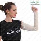 HealthAndYoga LayerGuard Cotton Stockinette Sleeve Roll, Stretchable Raw Cotton - Comfort wear, Sweat Absorbent - Under - Over C