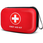 First-Aid-Kit-for-Car-Home-Travel-Camping-Businesses, 263pcs Compact Waterproof Hard Case, Public Emergency Medical Kits - Perfe