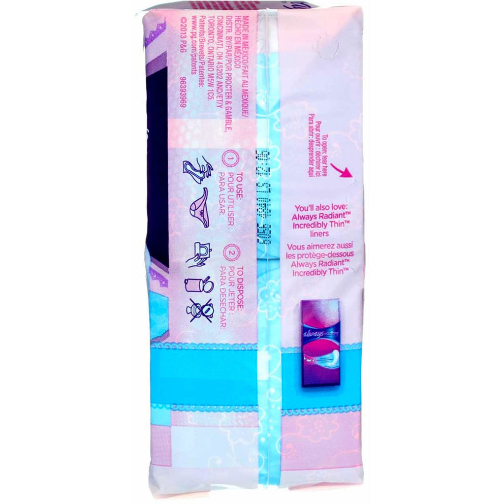 Always Dailies Liners Thin Regular 60 Count (2 Pack)