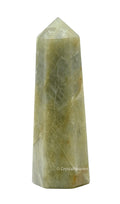 Crystal Heaven Yellow Aquamarine Crystal Tower Obelisk Point For Chakra, Healing And Balancing  Aaa Grade Original Certified Ge