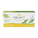 Organyc - 100% Certified Organic Cotton Tampons - No Applicator, Free from Chlorine, Perfumes, Rayon, and Chemicals - Normal, Re