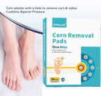MYMULIKE Corn Remover Pads for Feet Toes, Extra Strength Corn Removal - Fast Effective Foot Corn Remover for Bottom of Foot, Lar