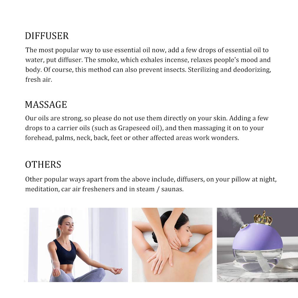 Violet Essential Oil 100% Pure Oganic Plant Natrual Flower Essential Oil for Diffuser Message Skin Care Sleep - 10ML