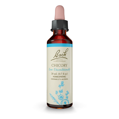 Bach Original Flower Remedies, Chicory for Unconditional Love, Natural Homeopathic Flower Essence, Holistic Wellness and Stress 
