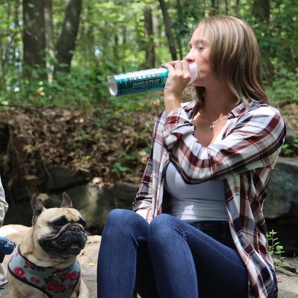 Boost Oxygen Large Breathe Menthol-Eucalyptus Aroma 10L Canister | Respiratory Support for Aerobic Recovery, Altitude, Performan