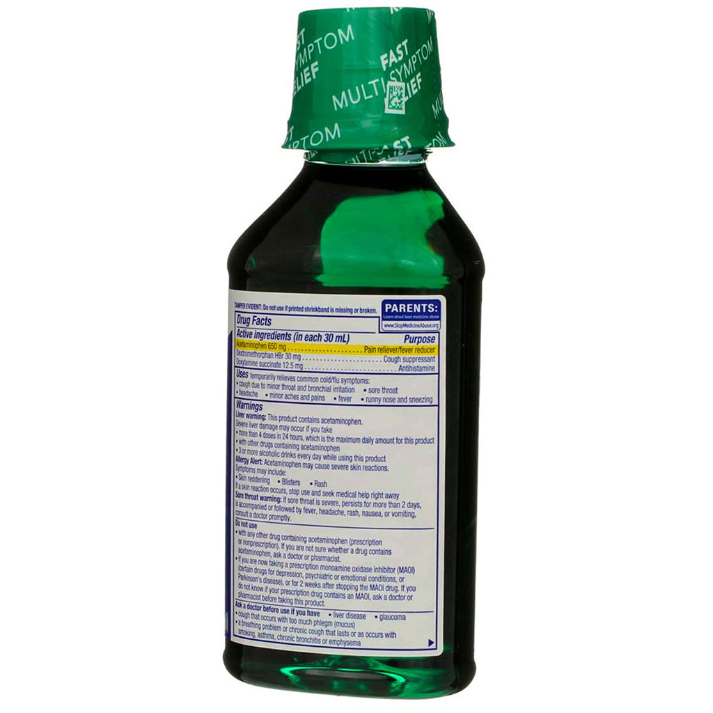 Vicks NyQuil Cold & Flu Nighttime Relief 12 oz (Pack of 6)