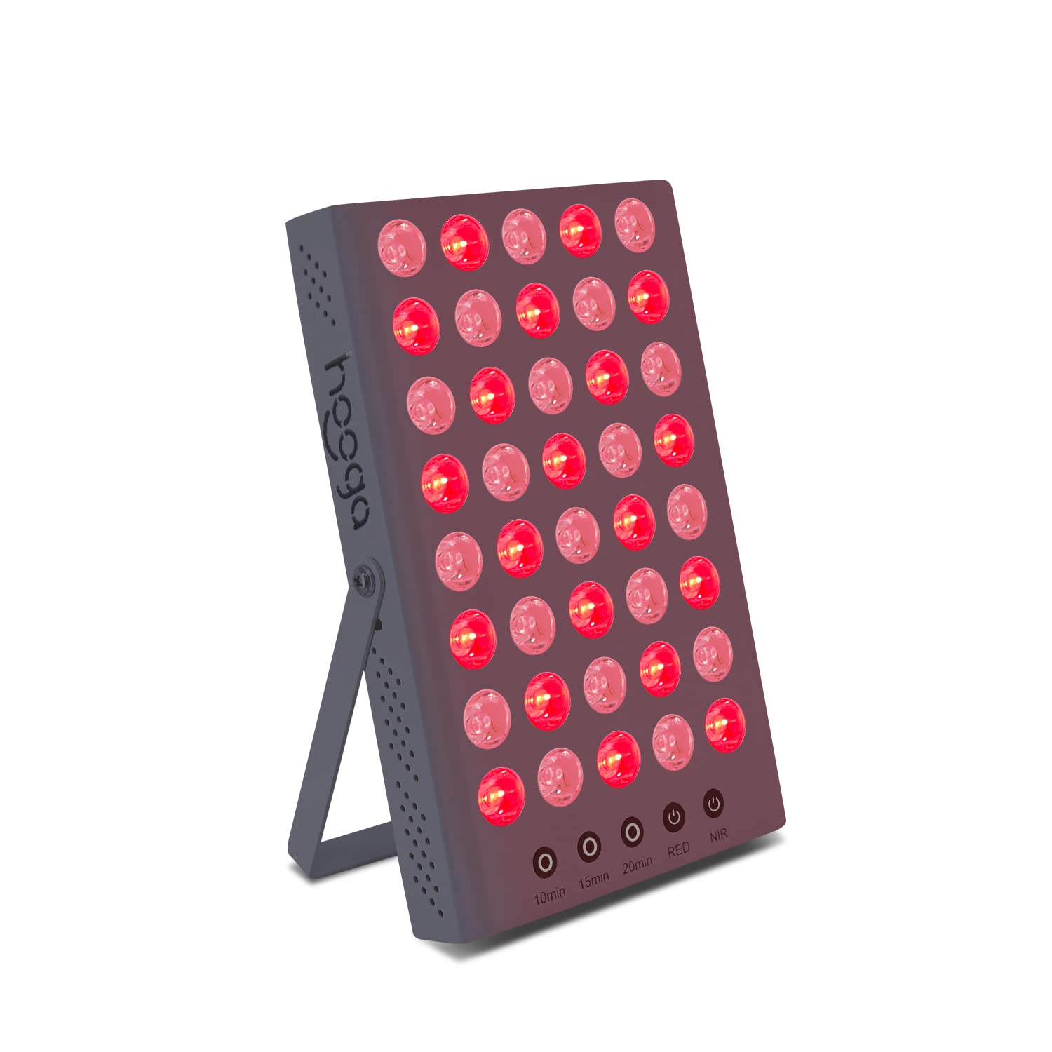 Hooga Red Light Therapy Device, 660nm 850nm Near Infrared Light Therapy with Timer, Built in Stand, Clinical Grade High Power Ou