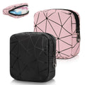 Desing Wish Sanitary Napkin Storage Bag, Menstrual Cup Pouch Nursing Pad Holder Tampon Bags Feminine Product Pouches Portable Pe