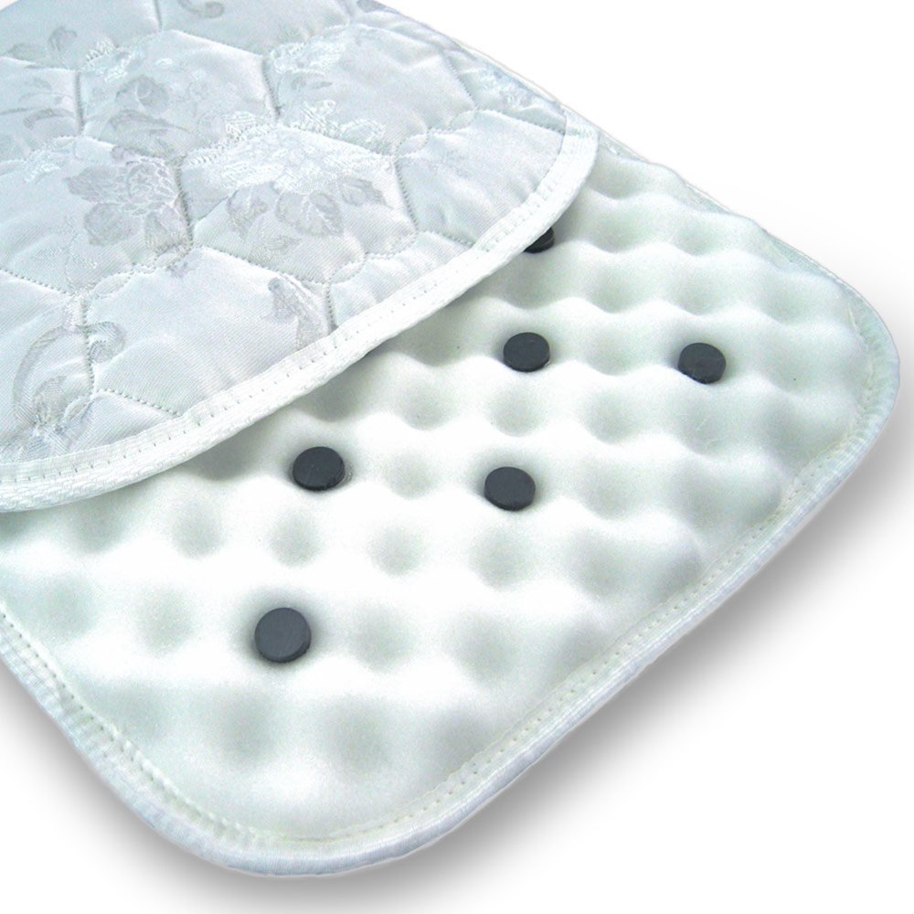 ProMagnet Magnetic Mattress Pad - Quilted Damask Fabric (2'' Thick Mega - Full) Made in The USA for Over 26 Years