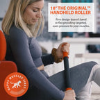 Tiger Tail 18in Massage Stick Portable Roller, Handheld, Deep Tissue Foam Roller, Body Massage and Myofascial Release Tool for L