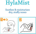 Hyalogic HylaMist Nasal Spray | Hyaluronic Acid Nasal Mist Spray Bottle | Nasal Moisturizer for Dry Nose | Stuffy Nose Relief |