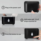 Flame Diffuser for Essential Oils, 200ml Ultrasonic Aroma Diffusers with Cool Mist, Aromatherapy Diffuser with Auto-Off Protecti