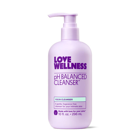 Love Wellness pH Balancing Cleanser | Feminine Vaginal Wash | Fragrance-Free | Vaginal Cleanser for Balanced pH, Intimate Health