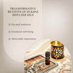Arabic Oud Diffuser Oil Set, Essential Oils by Dukhni | 3 x 10ml Oudh Oil Gift Set for Diffuser & humidifier | 100% Pure Halal O