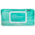 SUNKISS Trustplus Wet Wipes for Adult, Extra Thick 8   x12    Body Cleaning Wipes with Aloe for Elderly Incontinence & Cleansing