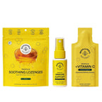 Beekeepers Naturals Immune Support Kit | Propolis Throat Spray - Honey Cough Drops - Vitamin C Liposomal | Effective & Natural 