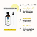 GM Gumili Jasmine Essential Oil, Fragrance Oil Scent Oil for Soap, Dryer Balls, Diffusers, Laundry, Bath Salts - 1 oz/30ml