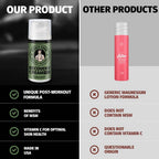 Coach Soak Magnesium Cream with MSM in Pump Bottle - Natural Recovery Cream with Magnesium Chloride & Menthol - Fast-Absorbing f