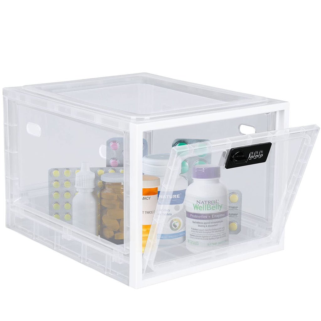 Lalifebuss Medicine Lock Box, Medication Lockable Container for Refrig ...
