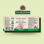Natures Answer Eucalyptus Essential Oil, USDA Organic, 100% Pure | Natural Aromatherapy Oil for Diffuser/Humidifier, Steam Disti